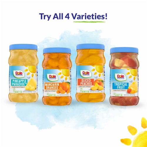 Dole® Pineapple Paradise Pineapple Chunks In 100% Fruit Juice Perspective: bottom