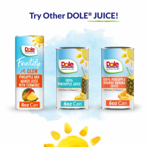 DOLE® Fruitify® Replenish Pineapple Juice and Coconut Water Blend Perspective: bottom