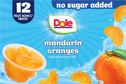 Dole® Mandarin Oranges in Water No Sugar Added Perspective: bottom