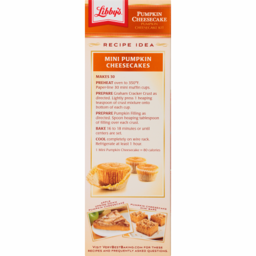 Libby's Pumpkin Cheesecake Kit Perspective: bottom