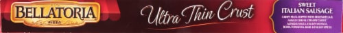 Bellatoria® Ultra Thin Crust Sweet Italian Sausage Pizza Perspective: bottom
