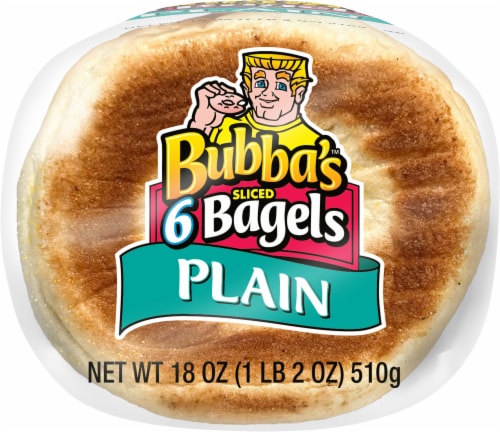 Bubba's™ Sliced Plain Bagels Perspective: bottom