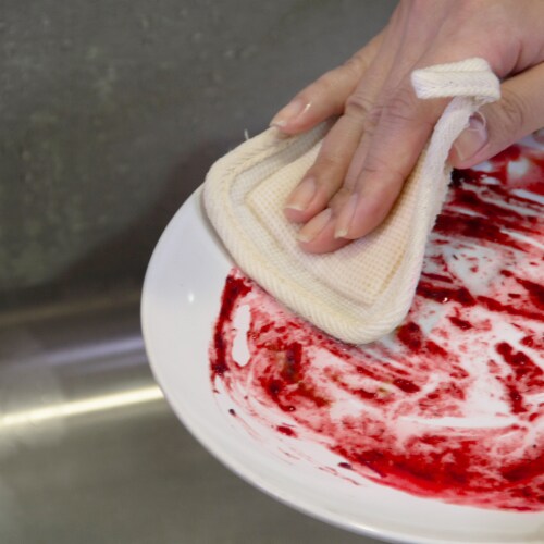 Grand Fusion Biodegradable Non Scratch Dish Scrubber Pads - 3 Pack Perspective: bottom