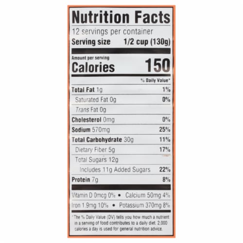 Bush's Original Baked Beans 55 oz Perspective: bottom