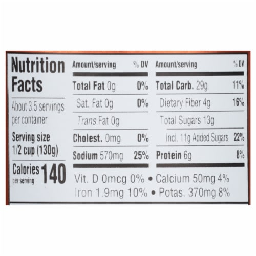 Bush's® Best Vegetarian Baked Beans Perspective: bottom