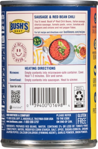 Bush's Red Beans in a Spicy Chili Sauce 16 oz Perspective: bottom