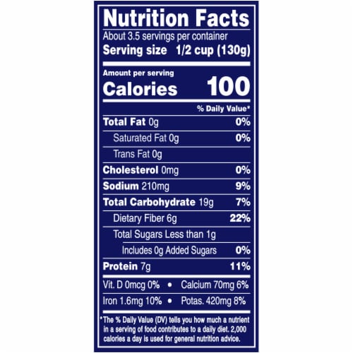Bush's Reduced Sodium Great Northern Beans 15.8 oz Perspective: bottom