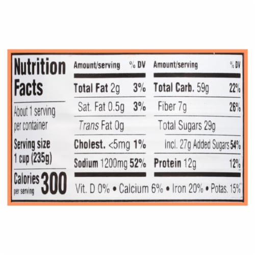 Bush's Country Style Baked Beans 8.3 oz Perspective: bottom