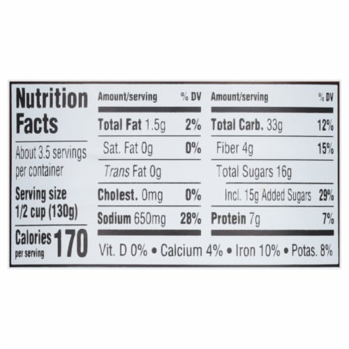 Bush's Country Style Baked Beans 16 oz Perspective: bottom