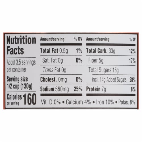 Bush's Brown Sugar Hickory Baked Beans 16 oz Perspective: bottom