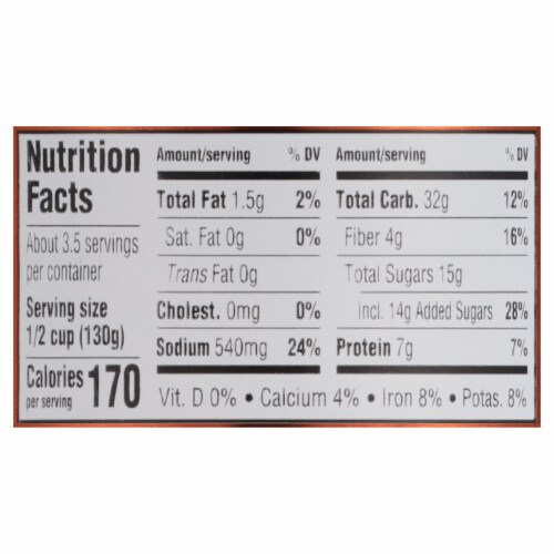 Bush's Honey Sweet Baked Beans 16 oz Perspective: bottom
