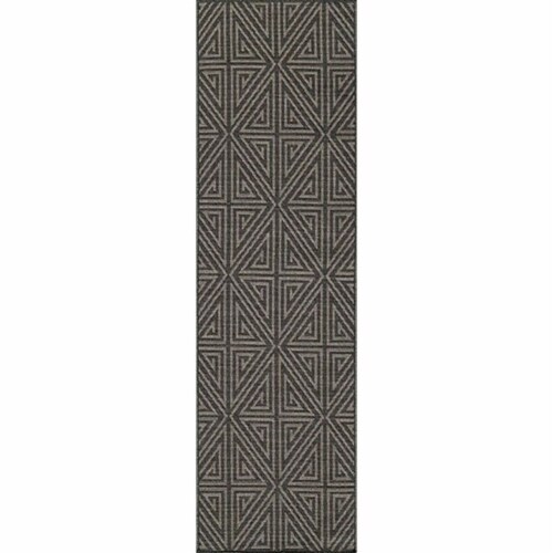 Momeni Baja 1'8  X 3'7  Transitional Rug in Charcoal Perspective: bottom