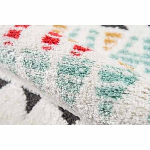 Momeni Monaco Accent Rug - Multicolor Perspective: bottom