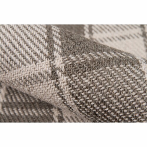 Erin Gates MARLBMLB-1GRY2030 Hand Woven Marlborough Rectangle Area Rug, Grey - 2 x 3 ft. Perspective: bottom