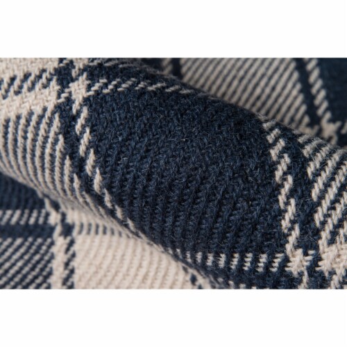 Erin Gates MARLBMLB-1NVY5080 Hand Woven Marlborough Rectangle Area Rug, Navy - 5 x 8 ft. Perspective: bottom