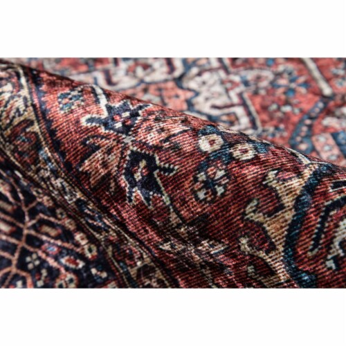 Momeni Karachi Area Rug - Rust Red Perspective: bottom