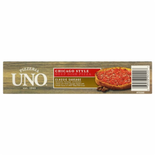Uno® Foods Deep Dish Chicago Style Sausage Frozen Pizza Perspective: bottom