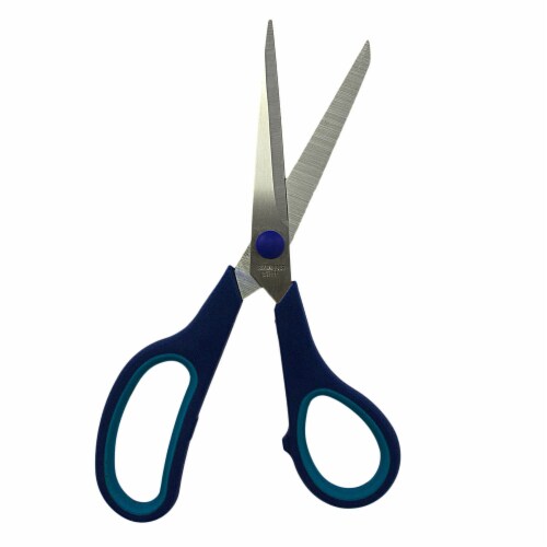 5 Piece Scissors Set Stainless Steel Comfort Grip Sewing Dress Hobby Crafts Tool Perspective: bottom