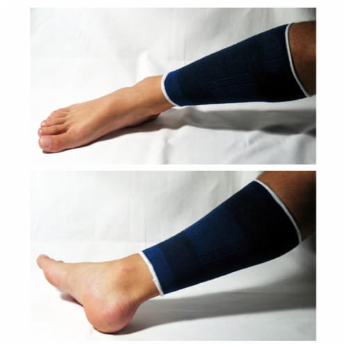 Calf Compression Sleeve Women Men Leg Wrap Brace Running Cycling Splint Support Perspective: bottom