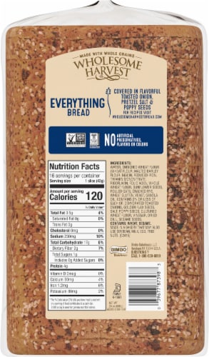 Wholesome Harvest Everything Sandwich Bread Perspective: bottom