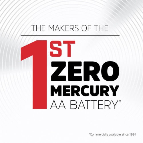 Energizer Max Alkaline AA Batteries Perspective: bottom