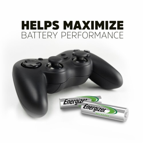 Energizer Recharge Basic AA and AAA Battery Charger Perspective: bottom