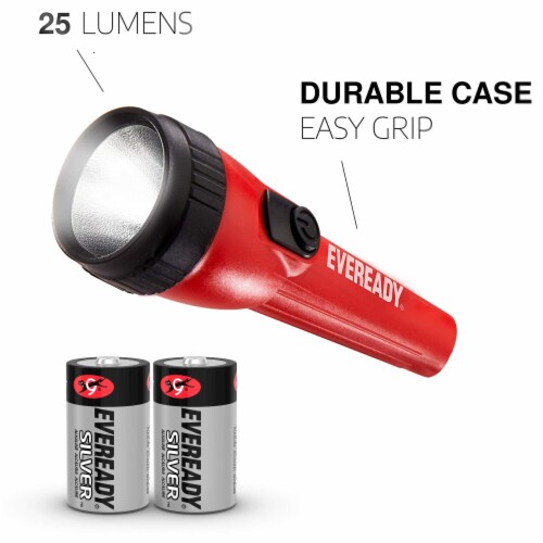 Truitt Brothers Eveready® Red/Blue Led Flashlight Perspective: bottom