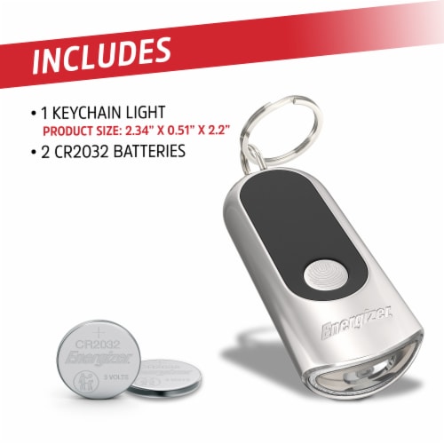 Energizer Battery Powered Keychain Light Perspective: bottom
