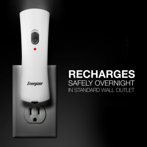 Energizer Rechargeable Compact Handheld LED Flashlight 40 Lumens Perspective: bottom