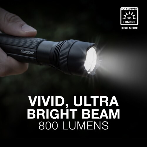 Energizer TAC-R 800 Rechargeable Tactical Flashlight 800 Lumens Perspective: bottom