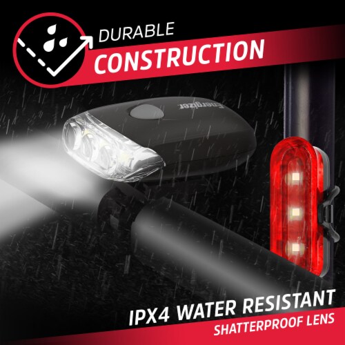 Energizer 130 Lumens Battery Powered Bike Light Set Perspective: bottom