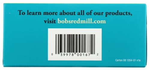 Bob's Red Mill® Classic Gluten Free Instant Oatmeal Packets Perspective: bottom