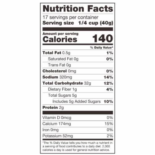 Bob's Red Mill Gluten Free Pancake Mix Perspective: bottom