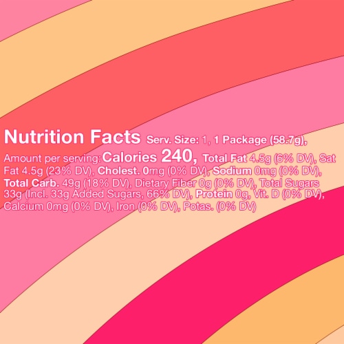Starburst® Original Fruit Chews Summer Chewy Candy Single Pack Perspective: bottom