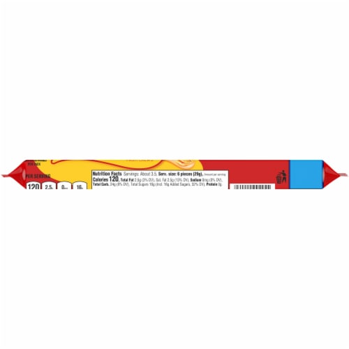 Starburst® Original Fruit Chew Share Size Candy Perspective: bottom