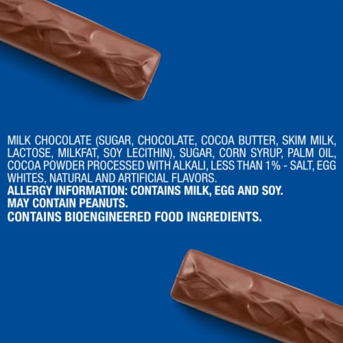 3 Musketeers Milk Chocolate Candy Bar Sharing Size Perspective: bottom