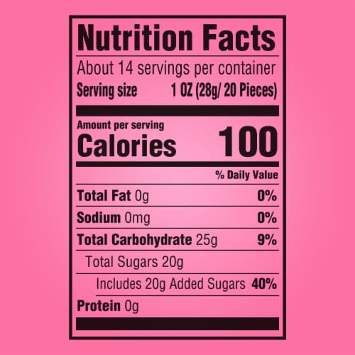Starburst FaveREDs Jelly Beans Easter Candy Bag Perspective: bottom
