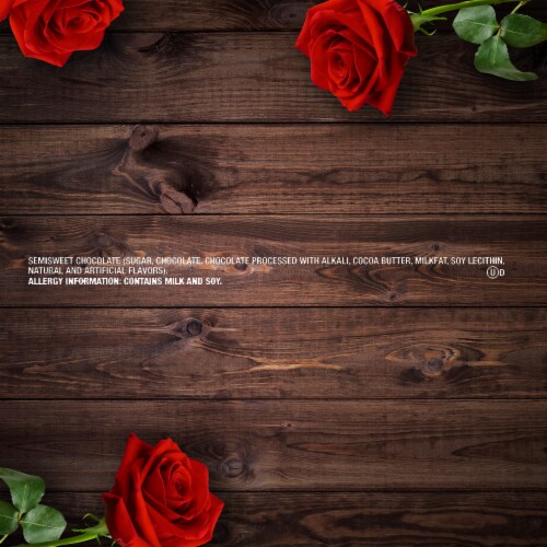 Dove Promises Dark Chocolate Valentines Day Candy Hearts Gift Bag Perspective: bottom