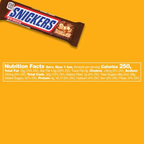 Snickers Milk Chocolate College Basketball Candy Bar Perspective: bottom