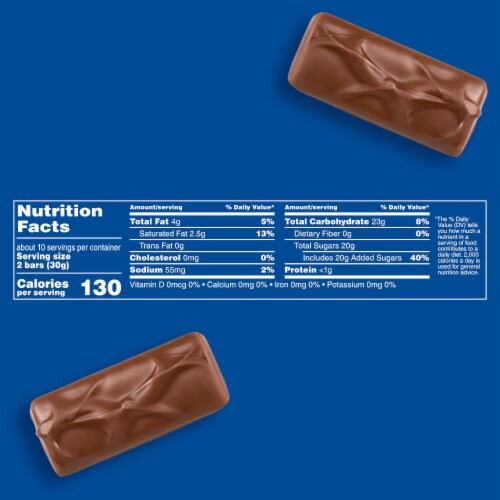 3 Musketeers Fun Size Milk Chocolate Candy Bars Bag Perspective: bottom