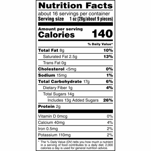 M&M'S Almond Milk Chocolate Candy Family Size Bag Perspective: bottom