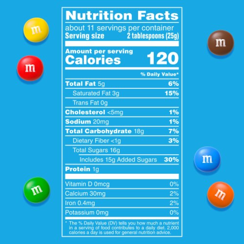 M&M'S Minis Milk Chocolate Candy Sharing Size Bag Perspective: bottom
