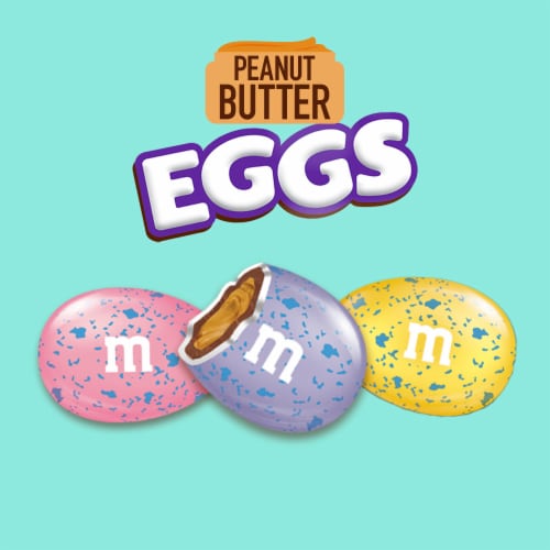 M&M'S® Peanut Butter Milk Chocolate Easter Egg Candy, 2.83 oz - Kroger