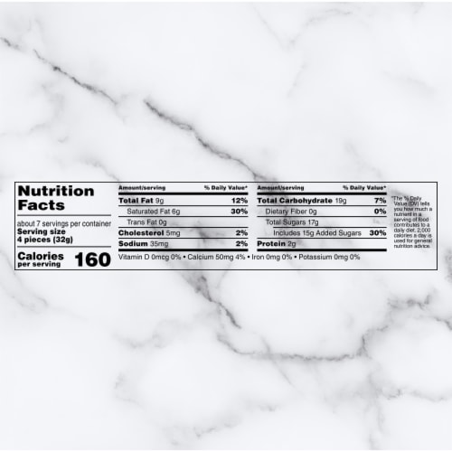 Dove Promises Valentine's Love Notes Caramel Milk Chocolate Candy Bag Perspective: bottom