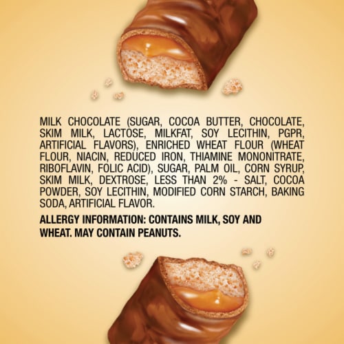 Twix Minis Milk Chocolate St. Patrick's Day Candy Bars Sharing Size Bag Perspective: bottom