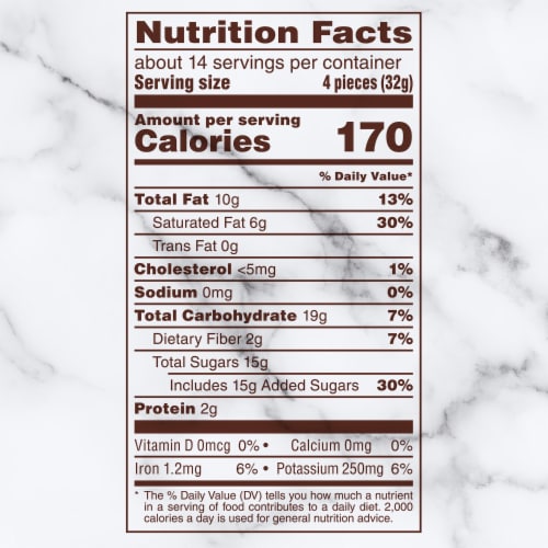 Dove Promises Individually Wrapped Dark Chocolate Candy Bag Perspective: bottom