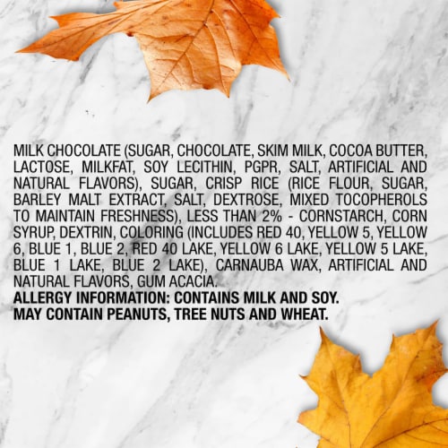 Dove Promises Milk Chocolate Pumpkins Halloween Candy Perspective: bottom