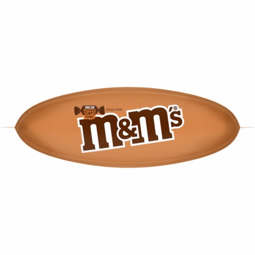 M&M's English Toffee Peanut Chocolate Candies Perspective: bottom