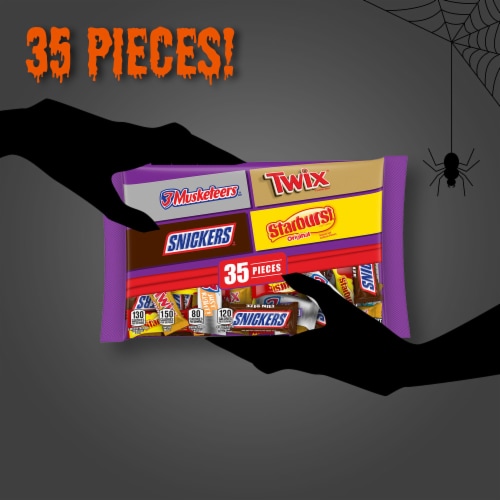 Mars Mixed Candy Halloween Bag Perspective: bottom