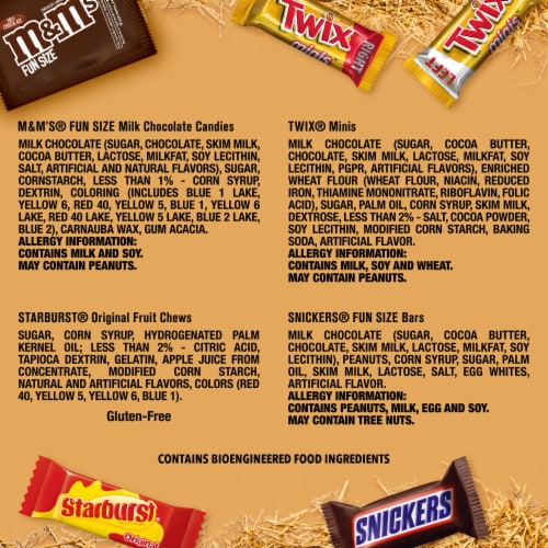 M&M'S Snickers Starburst & Twix Bulk Halloween Candy Variety Pack,  80ct/33.71oz - Fry's Food Stores